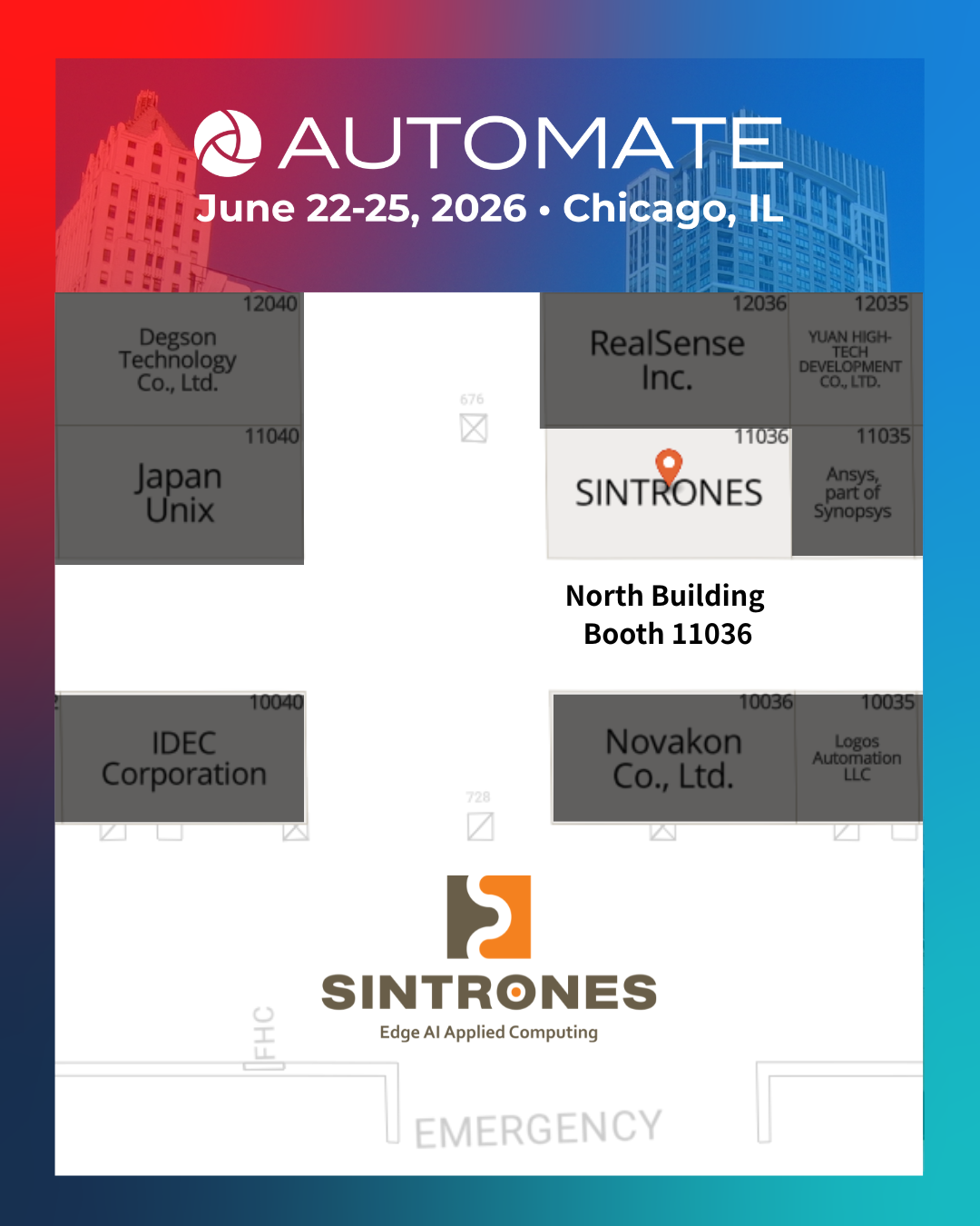 North Building, Booth 11036